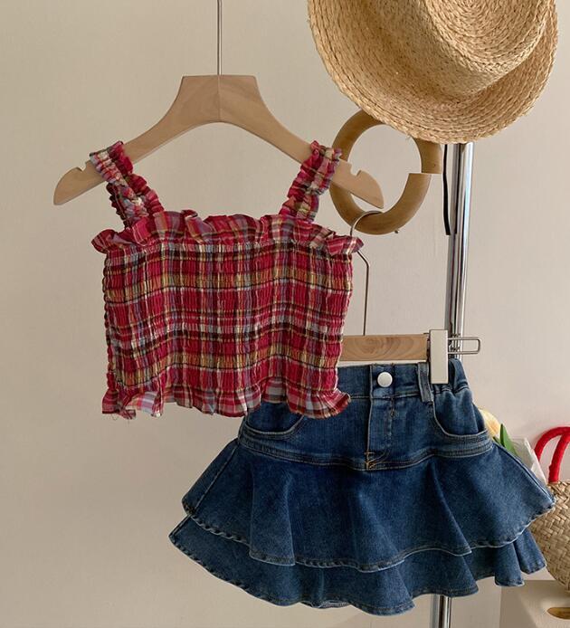 2023★春夏新作★韓国風子供服★トップス★スカート★分けて販売★90-140CM