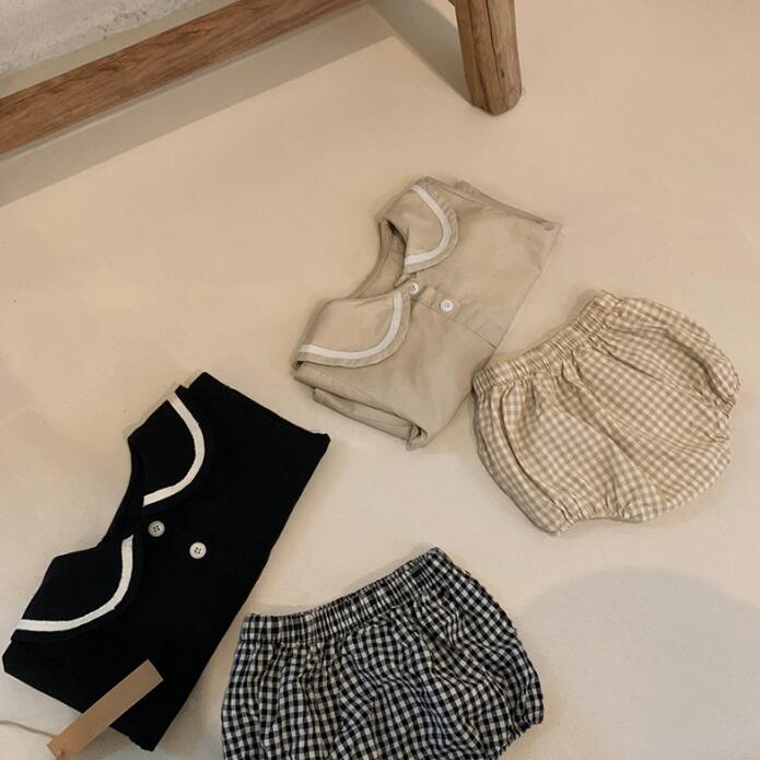 子供服★トップス+パンツ★セットアップ★韓国風子供服★ベビー★2色★66-90CM