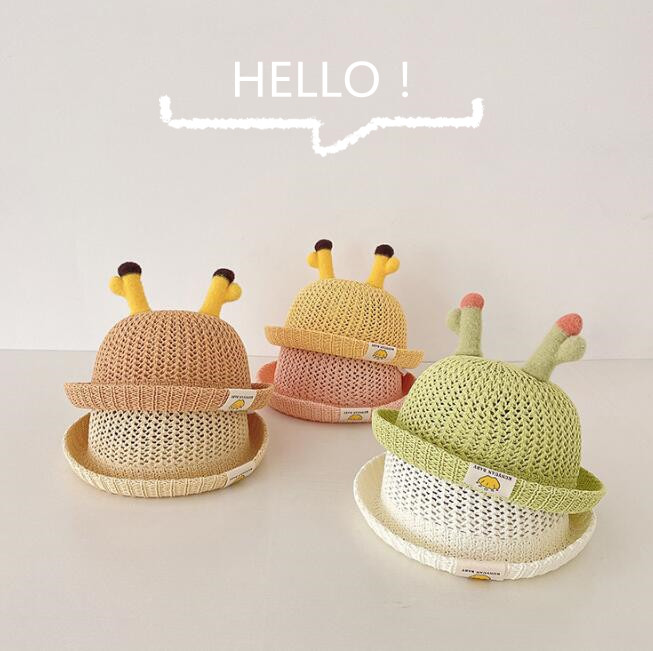 子供用★帽子★日焼け防止★麦わら帽子★ベビー★男女兼用★可愛い★6色