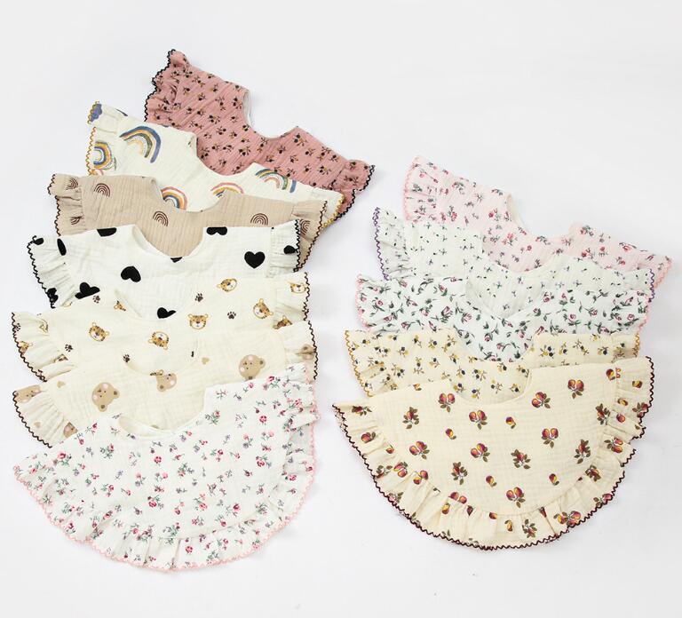 新登場★ベビー涎掛け★棉質　24種★食事用★