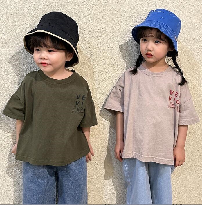 2023★春夏新作★韓国風子供服★Tシャツ★トップス★2色80-150CM