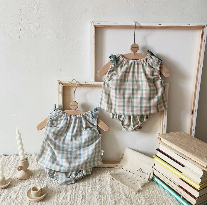 2023年新品★ベビー服　トップス+ズボン　セットアップ★66-100cm★2色