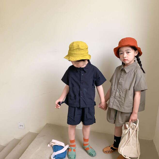 子供服★トップス+パンツ★セットアップ★韓国風子供服★キッズ★男女兼用★2色★90-140CM