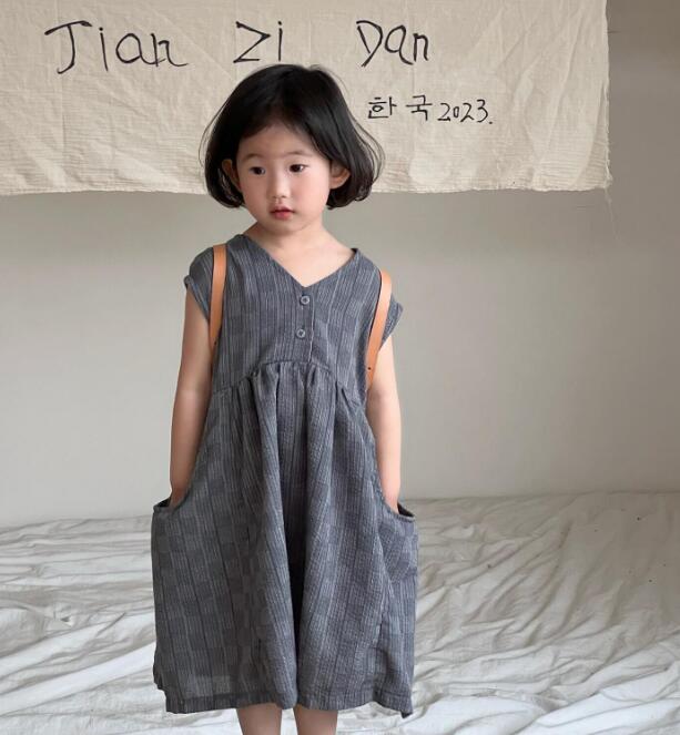 2023新品★子供服　ワンピース★80-140cm★2色