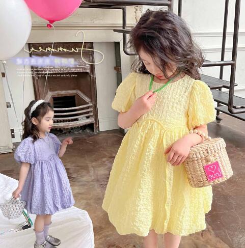 2023新品★子供服　ワンピース★タグ7-15★2色