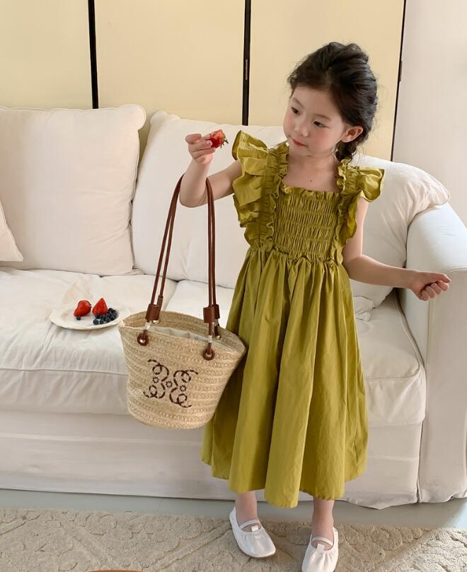 2023年★子供服　ワンピース★90-150cm★2色