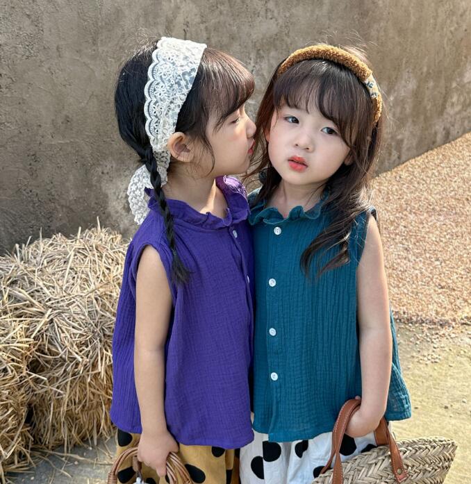 2023★春夏新作★韓国風子供服★Tシャツ★トップス★2色80-150CM