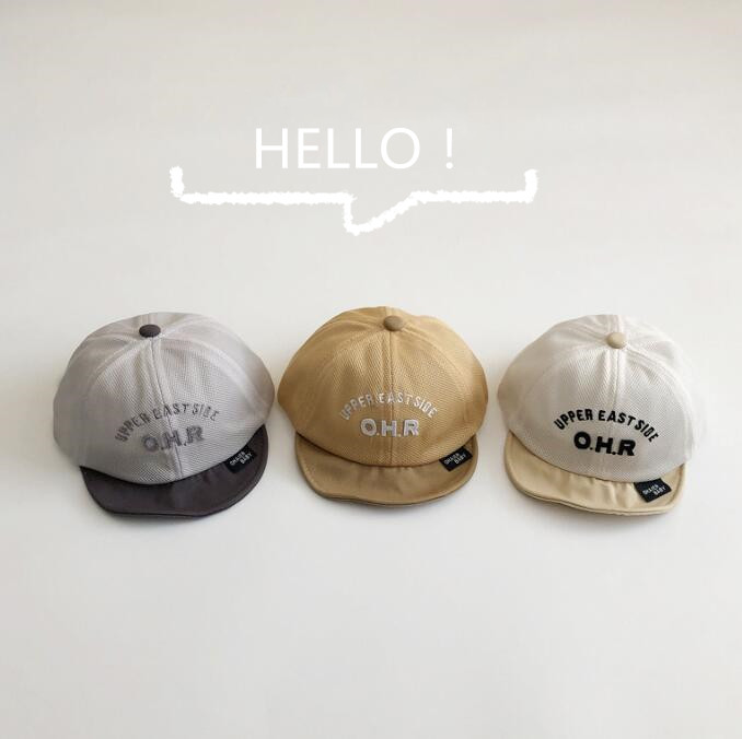 子供用★帽子★キャップ★野球帽★キッズ★男女兼用★日焼け防止★通気性★薄手★3色