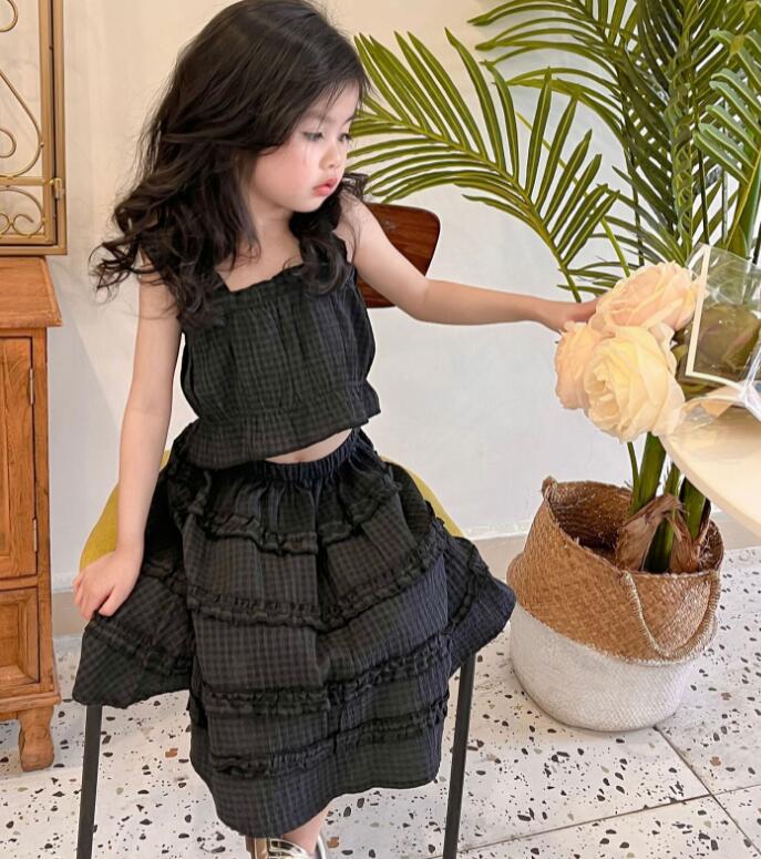 2023新品★子供服　トップス+スカート　セット★90-140cm★