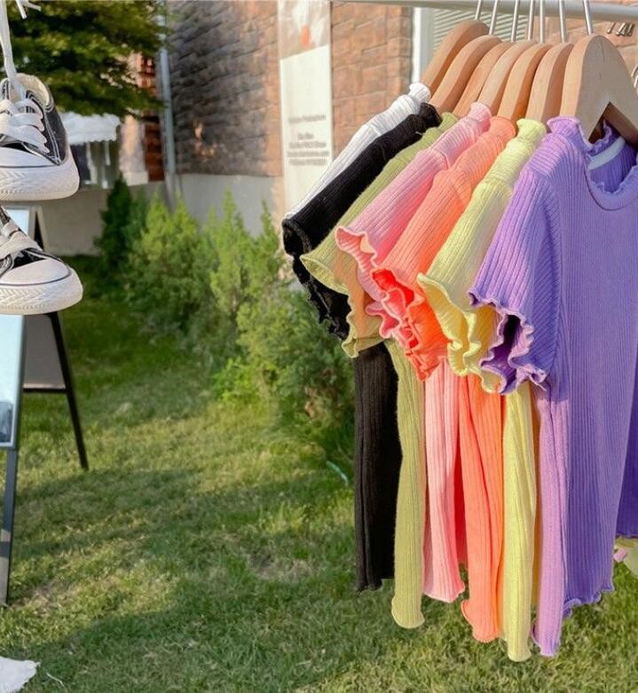 2023★春夏新作★韓国風子供服★Tシャツ★トップス★7色90-140CM