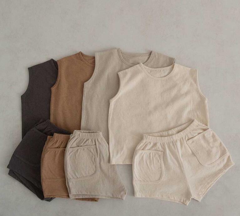 2023新品★子供服　トップス+ズボン　セット★73-100cm★4色