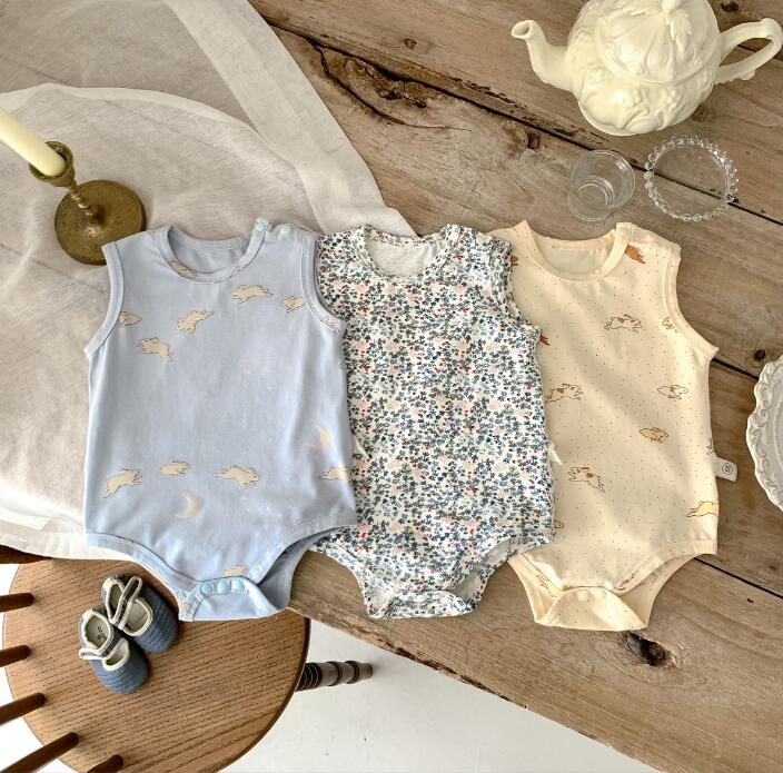 2023★春夏新作★韓国風ベビー服★ロンパース★3色66-90CM