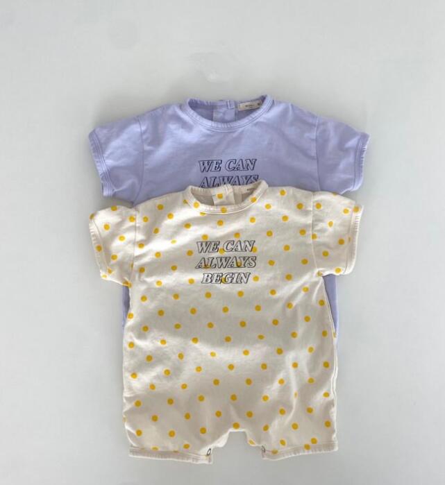 2023★春夏新作★韓国風ベビー服★ロンパース★2色66-100CM