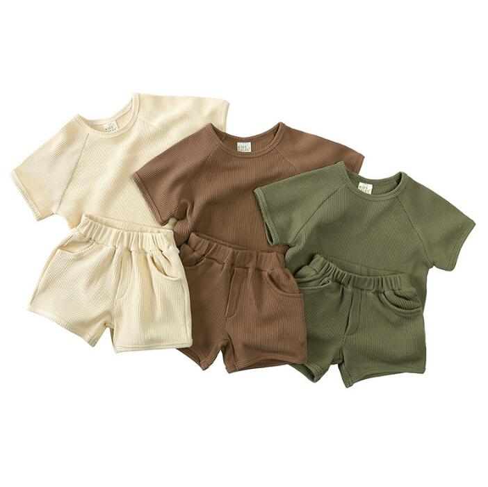 2023★春夏新作★韓国風子供服★トップス+ズボン2セット★3色80-130CM