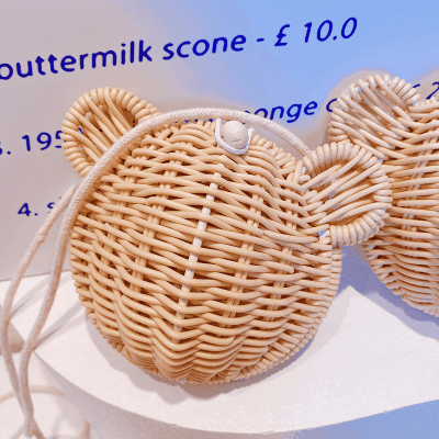 お勧め 春夏 キッズ ポシェット かごバッグ 編みバッグ ショルダーバッグ ガールズ ビーチバッグ