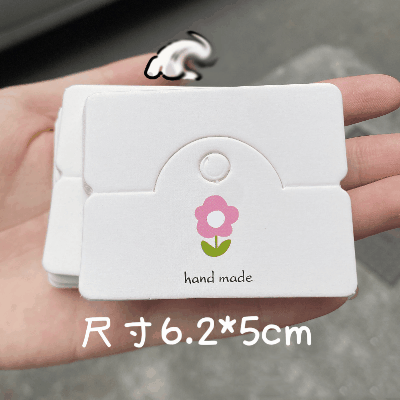 包装カード アクセサリー用品 包装タグ ショップカード 包装 袋 ラッピング インナーパッケージ 100枚入