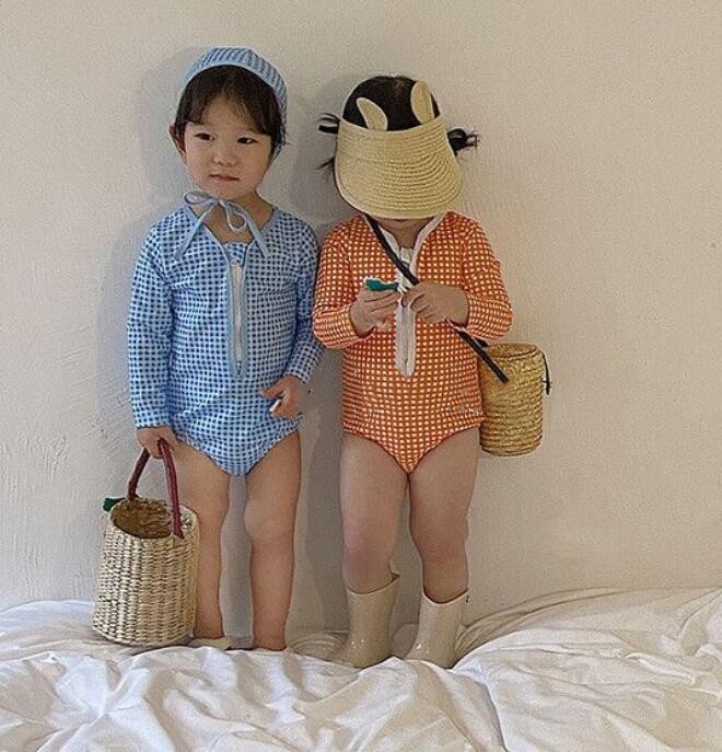 2023★春夏新作★韓国風子供服★水着★2色90-130CM