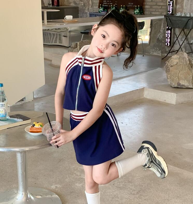 2023年新品★子供服　トップス+スカート　セット★90-150cm★