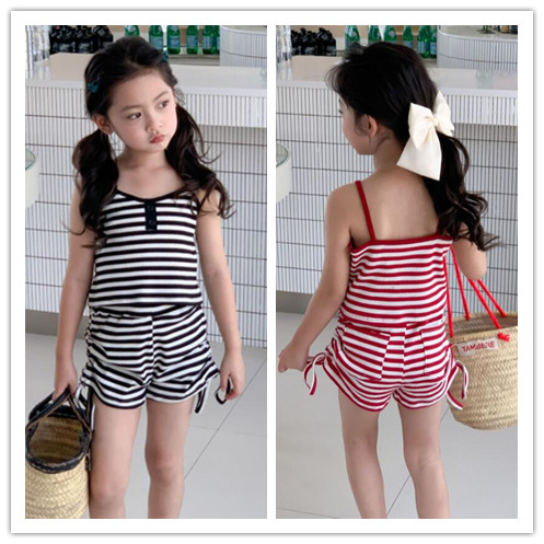 2023新品★子供服　トップス+ズボン　セットアップ★90-150cm★2色