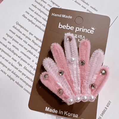 ハワイ 春夏 キッズ用 ガールズ ヘアピン ヘアアクセサリー 海洋 貝殻シェル アクリルパール ボア