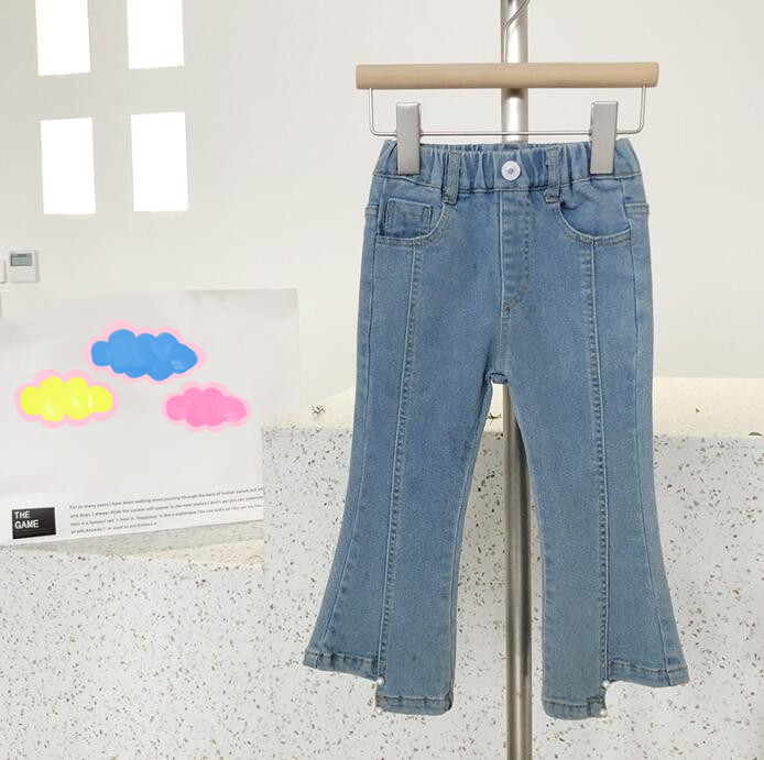 子供服★ズボン★ボトムス★ジーンズ★デニム★韓国風子供服★キッズ女の子★90-140CM