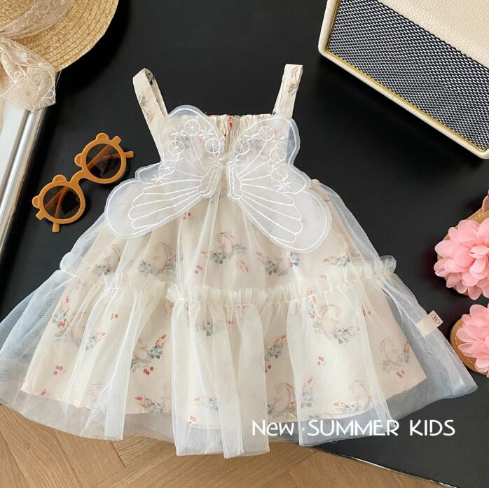 子供服★ワンピース★蝶結び★袖なし★韓国風子供服★キッズ女の子★可愛い★73-130CM