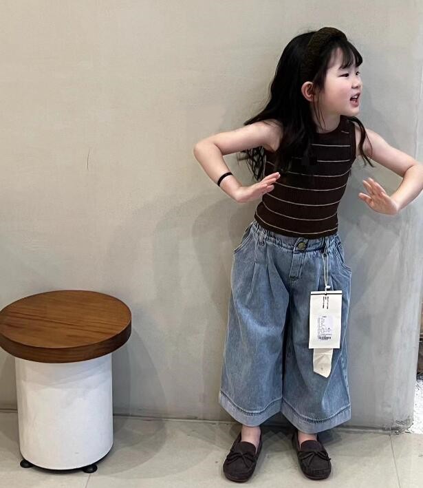 2023★春夏新作★韓国風子供服★ジーンズ★90-140CM