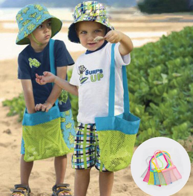 新登場★網袋ビーチトイ収納袋　収納袋★8色