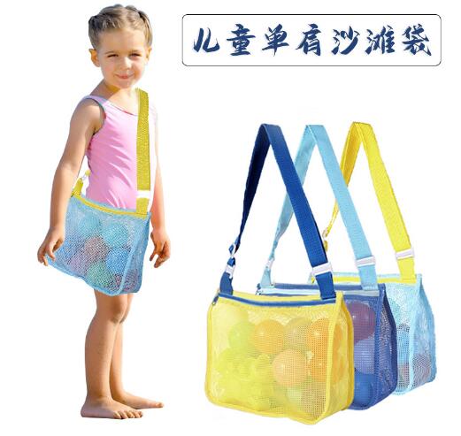 新登場★網袋ビーチトイ収納袋　収納袋★18色