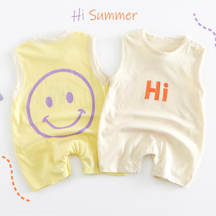 子供服★ロンパース★連体服★韓国風子供服★ベビー★笑顔★可愛い★2色★66-90CM