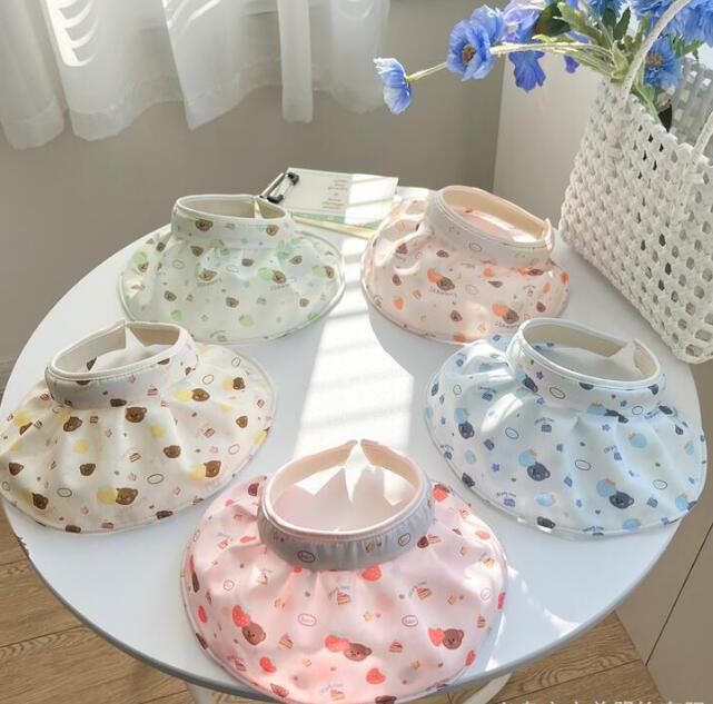 子供用★帽子★キャップ★キッズ★男女兼用★日焼け防止★折り畳み可能★可愛い★5色