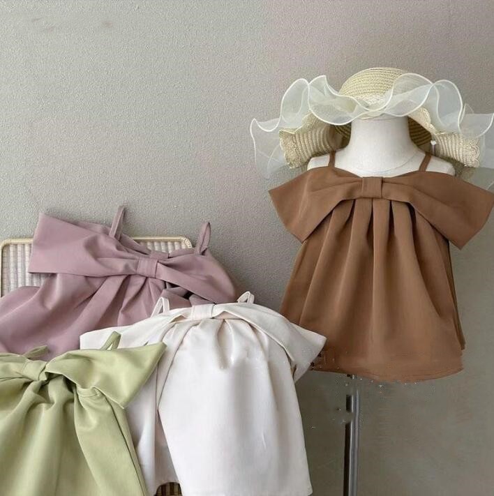 2023★春夏新作★韓国風子供服★ワンピース★4色90-130CM