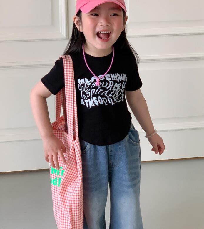 2023★春夏新作★韓国風子供服★Tシャツ★2色80-140CM