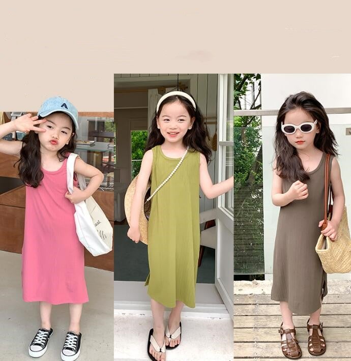 2023★春夏新作★韓国風子供服★ワンピース★3色80-150CM