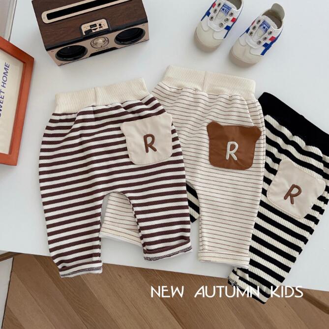 子供服★ズボン★ボトムス★ストライプ★韓国風子供服★ベビー★3色★66-100CM