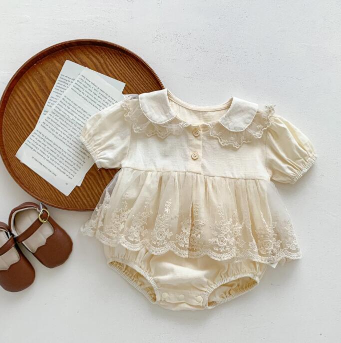 子供服★ロンパース★連体服★韓国風子供服★ベビー★レース★可愛い★66-90CM