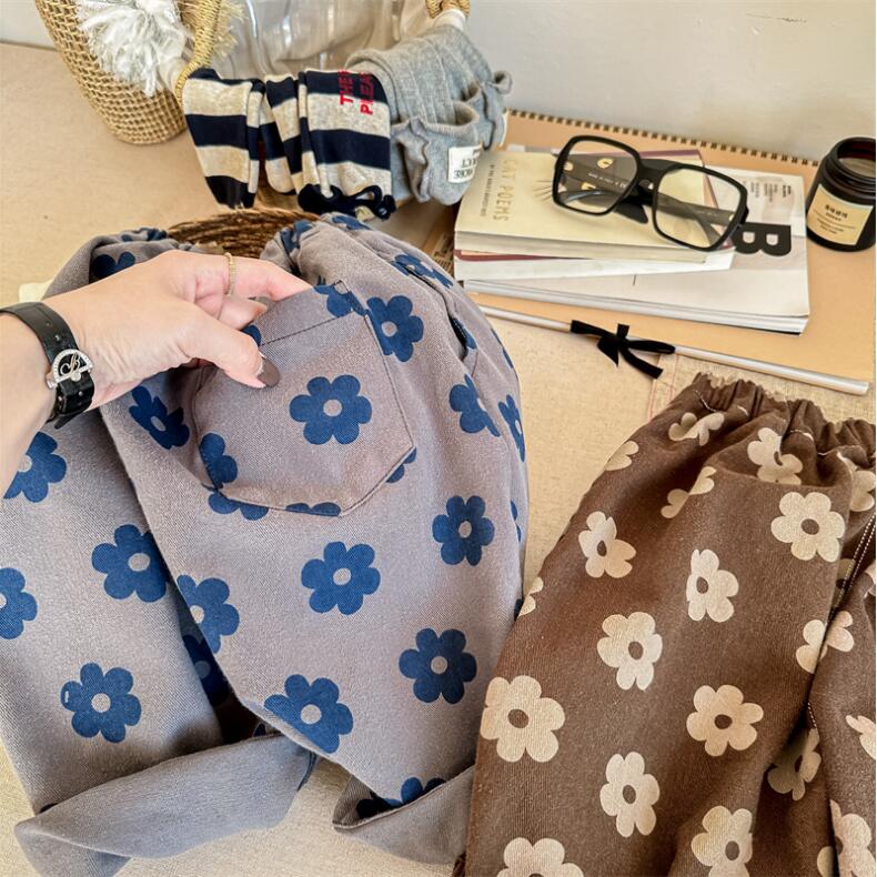 2023★春秋新作★韓国風子供服★ズボン★2色80-130CM