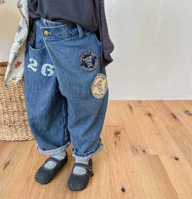 2023★春秋新作★韓国風子供服★ズボン★2色80-130CM