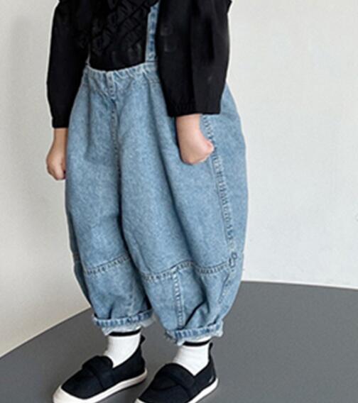 2023★春秋新作★韓国風子供服★サロペット★2色80-130CM