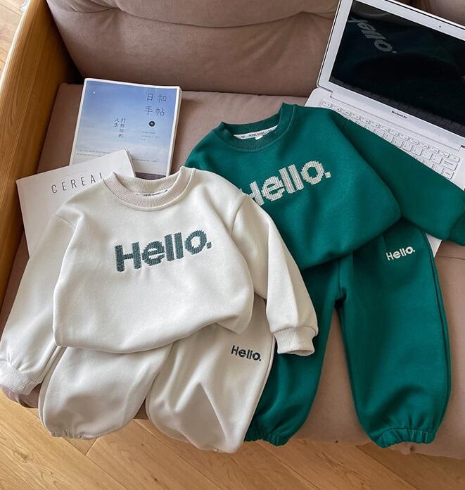 2023秋新作★子供服　トップス+ズボン　セット★90-140cm★2色