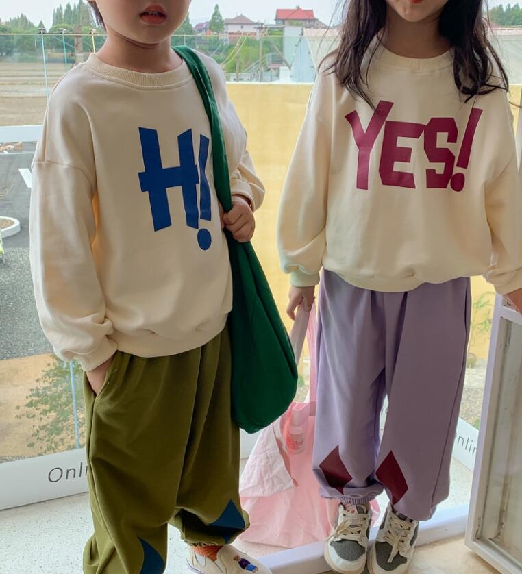 2023★春秋新作★韓国風子供服★スウェット★2色80-140CM