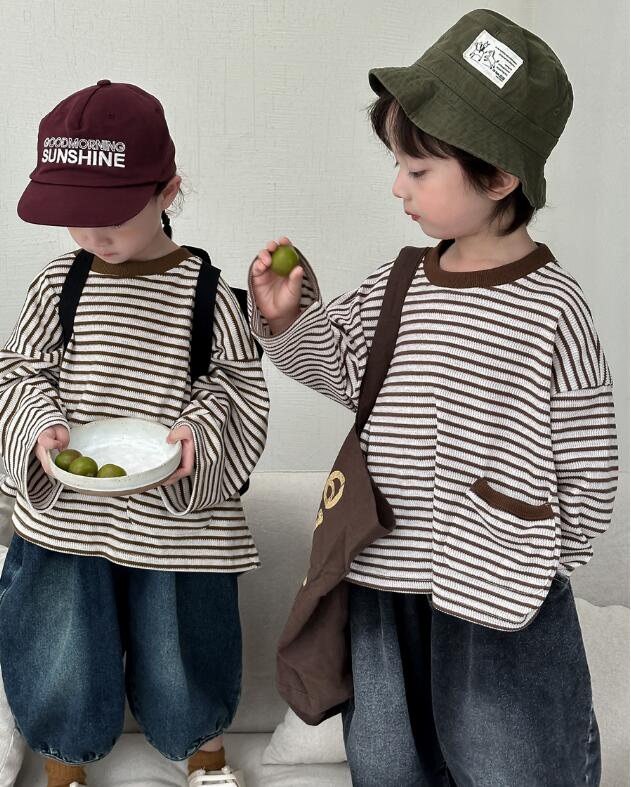2023秋新品★子供服　トップス★80-140cm★2色