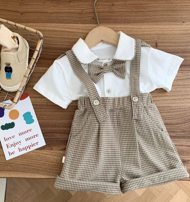 2023★春夏新作★韓国風子供服★シャツ★サロペット★分けて販売★73-130CM