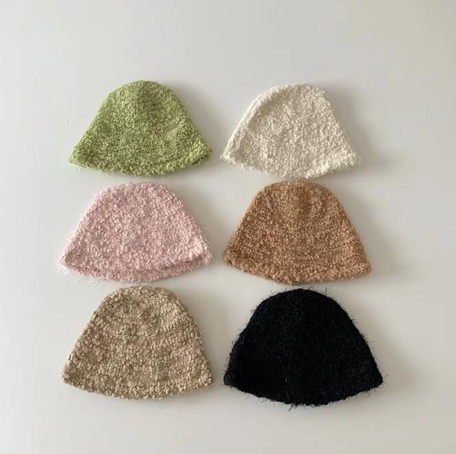 子供用★帽子★バケットハット★キッズ★男女兼用★無地★韓国風★7色