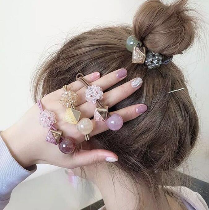 髪飾り★まとめ髪用★ヘアアクセサリー★レディース★ヘアゴム★韓国風★多色