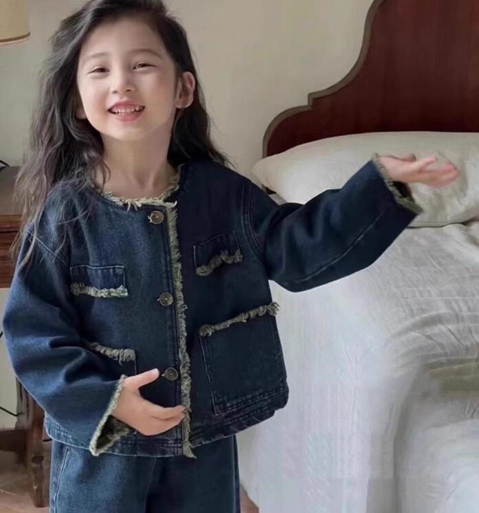 2023★春秋新作★韓国風子供服★トップス+ズボン2セット★7-15