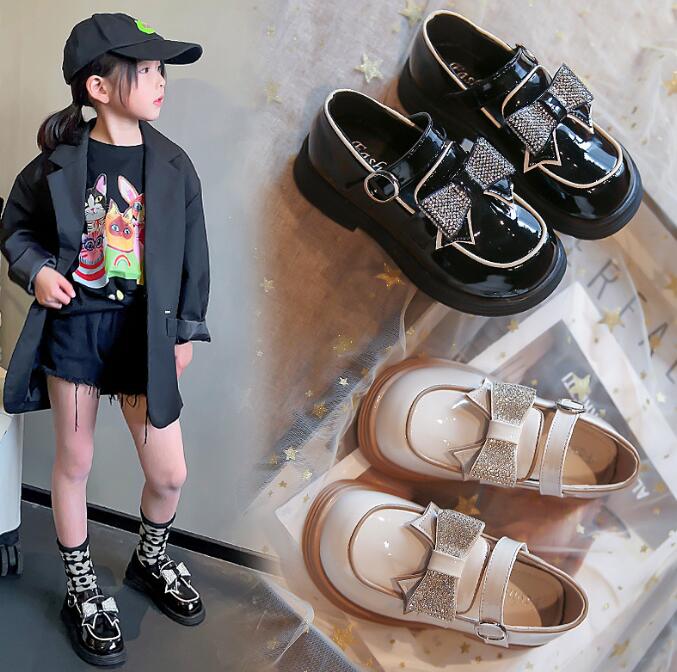 靴★子供靴★シューズ★キッズ女の子★カジュアル★蝶結び★2色★26-36#