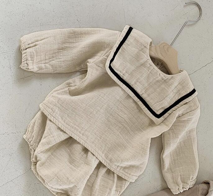 2023★春秋新作★韓国風ベビー服★トップス+ズボン2セット★2色66-90CM