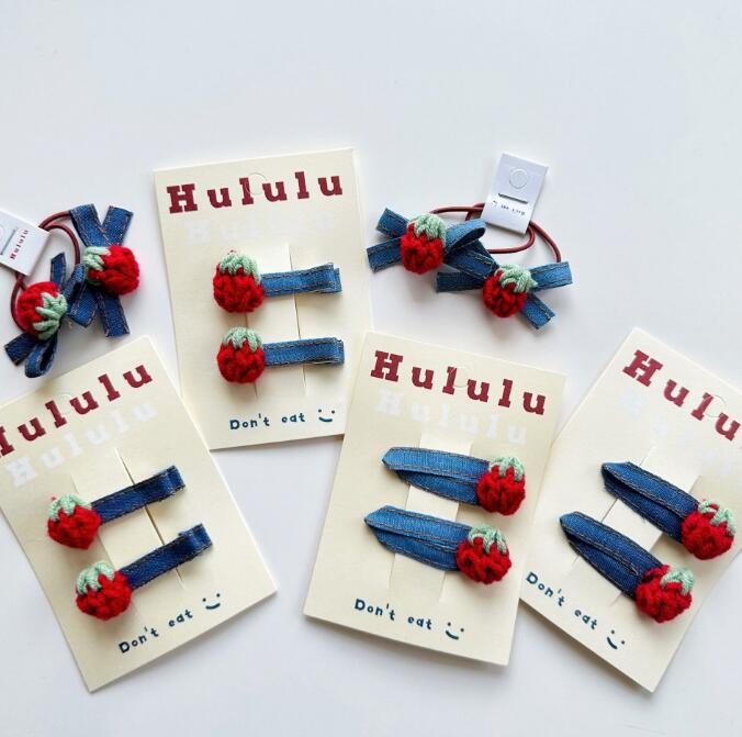 髪飾り★まとめ髪用★ヘアアクセサリー★子供用★ヘアゴム★ヘアピン★2枚入り★可愛い★多色