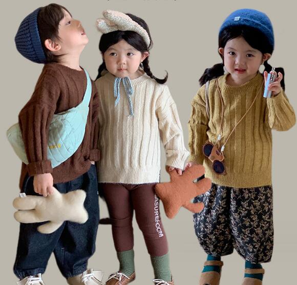 2023秋新作★キッズ服　セーター★80-130★3色